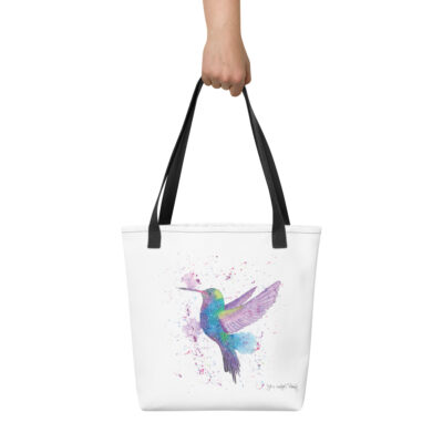 Hattie The Humming Bird Tote Bag