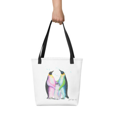 Penguin Family Tote Bag