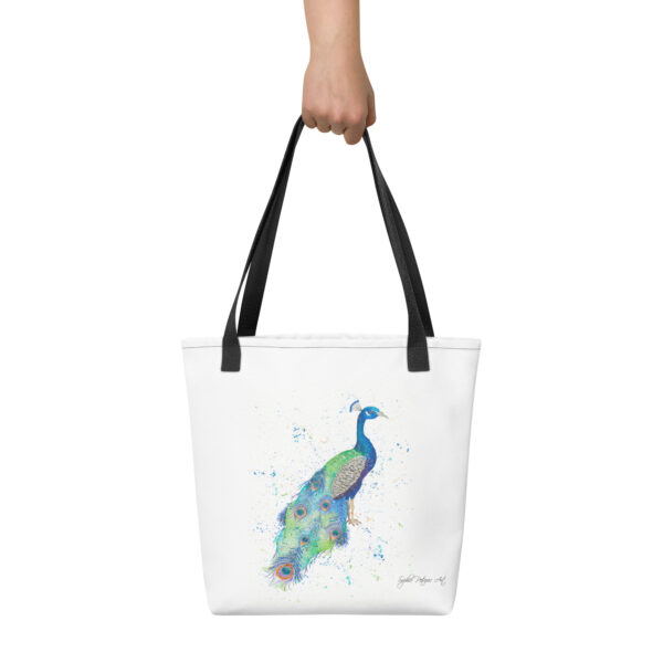 Mr P The Peacock Tote Bag