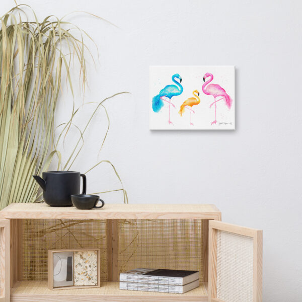 Flamingos Canvas
