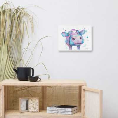 Clare The Cow Canvas