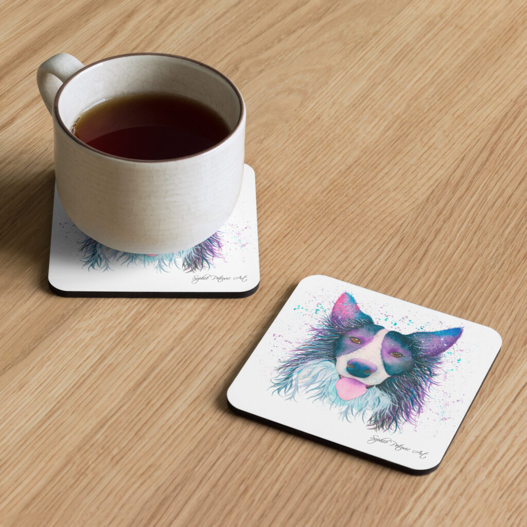Pepper The Collie Coaster