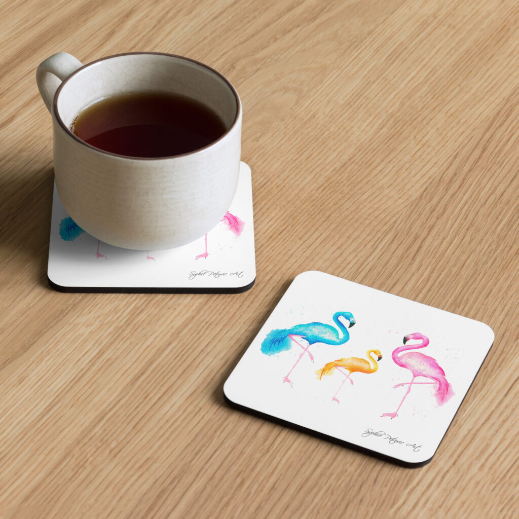 Flamingos Coaster