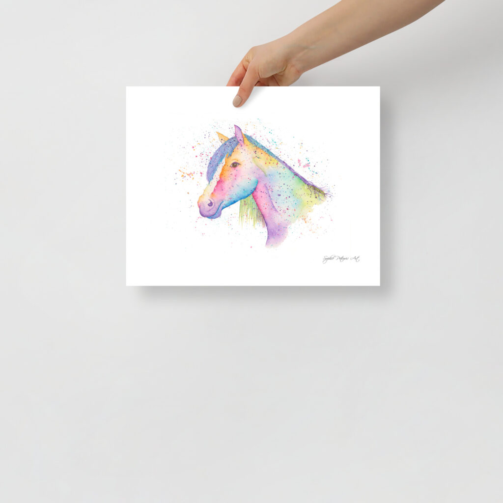 Nikita The Horse Art Print