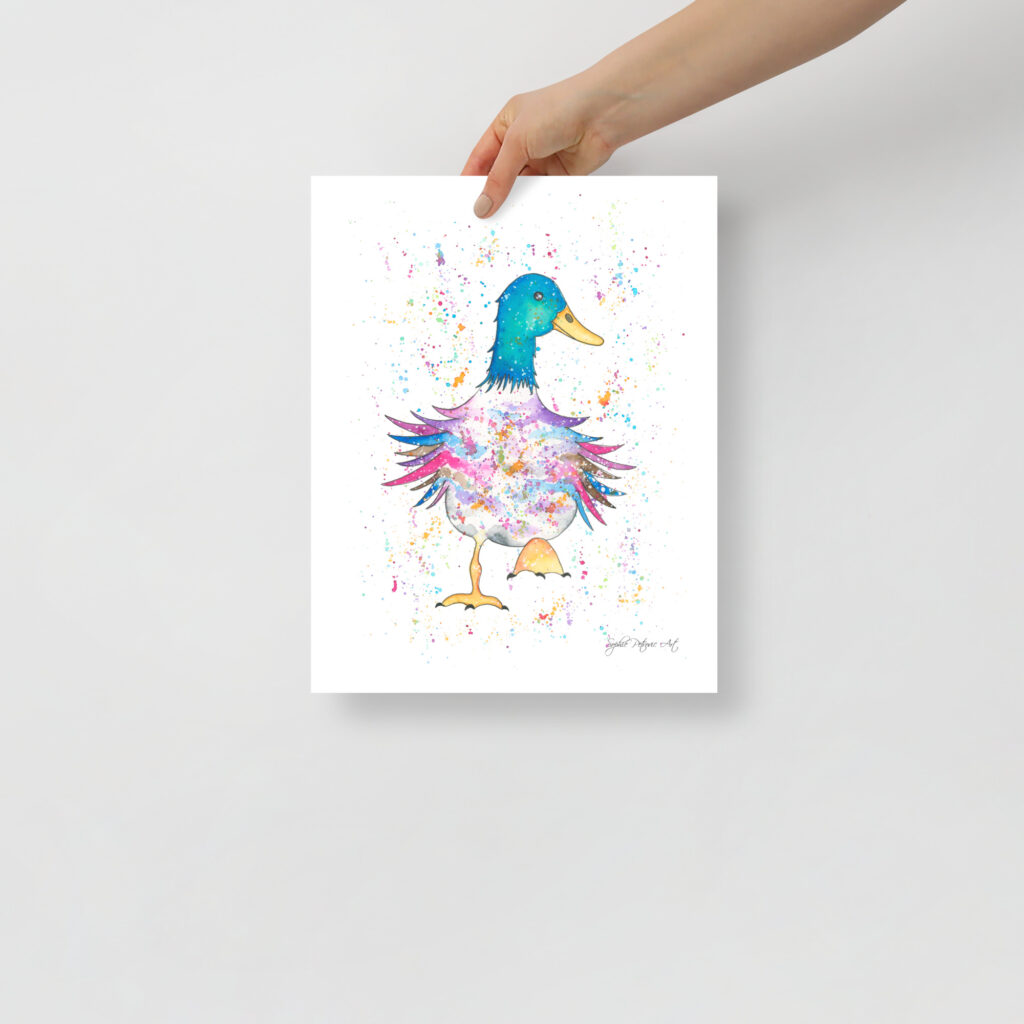 Dave The Duck Art Print