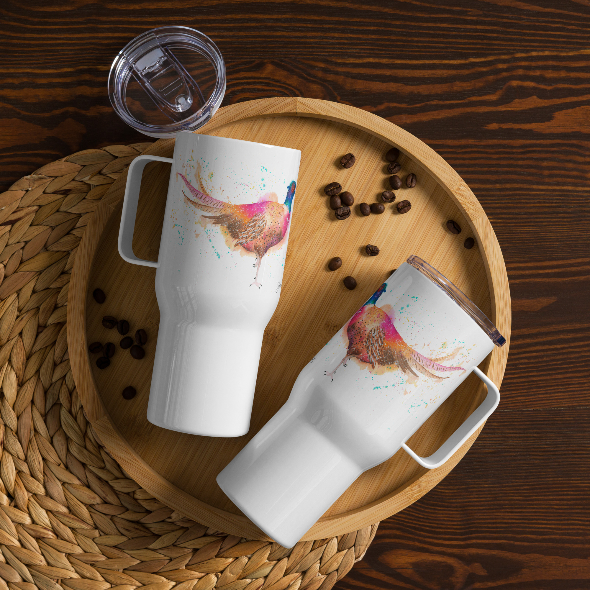 Phil The Pheasant Travel Mug