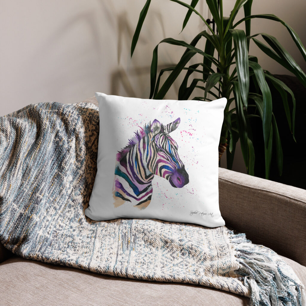 Zoe The Zebra Cushion