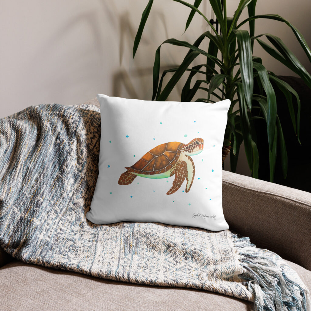Tom The Turtle Cushion