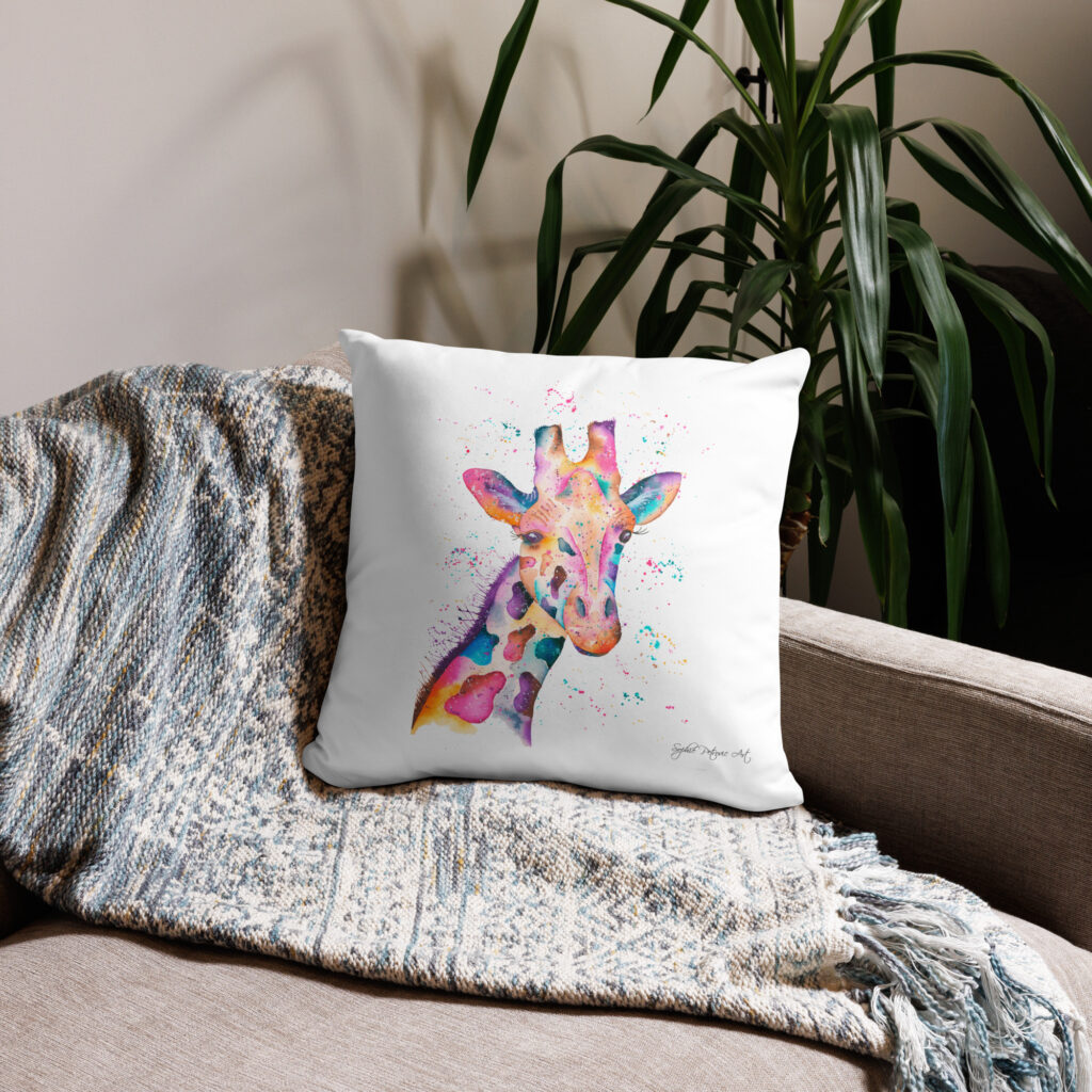 Georgina The Giraffe Cushion