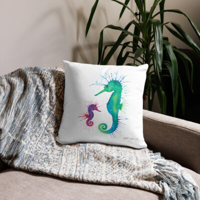 Seahorses Cushion