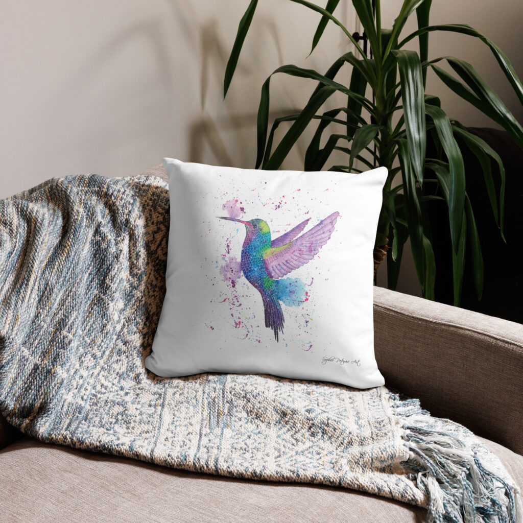Hattie The Humming Bird Cushion