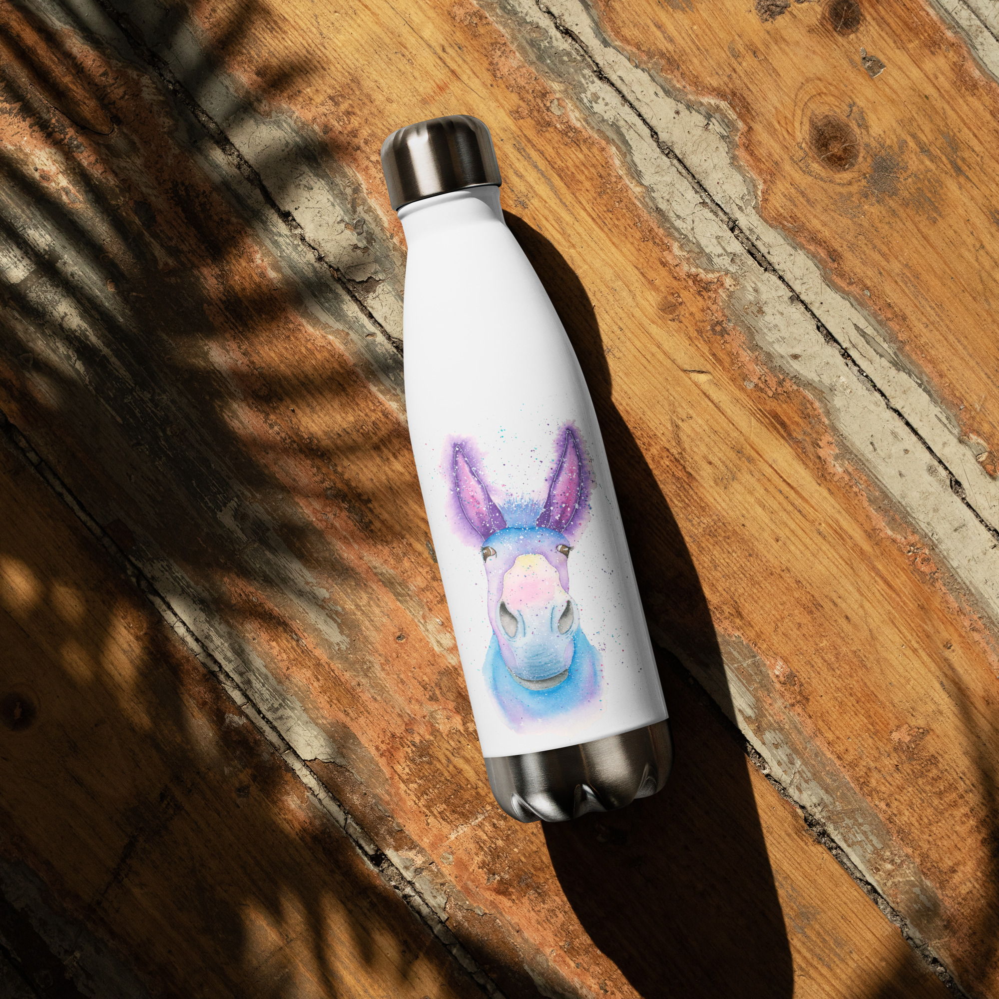 Derick The Donkey water bottle