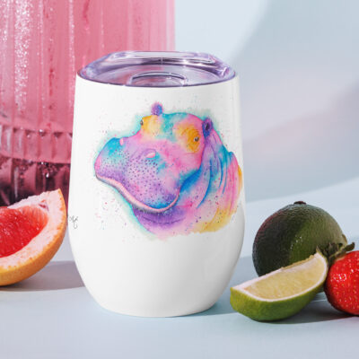 Henry The Hippo Wine tumbler