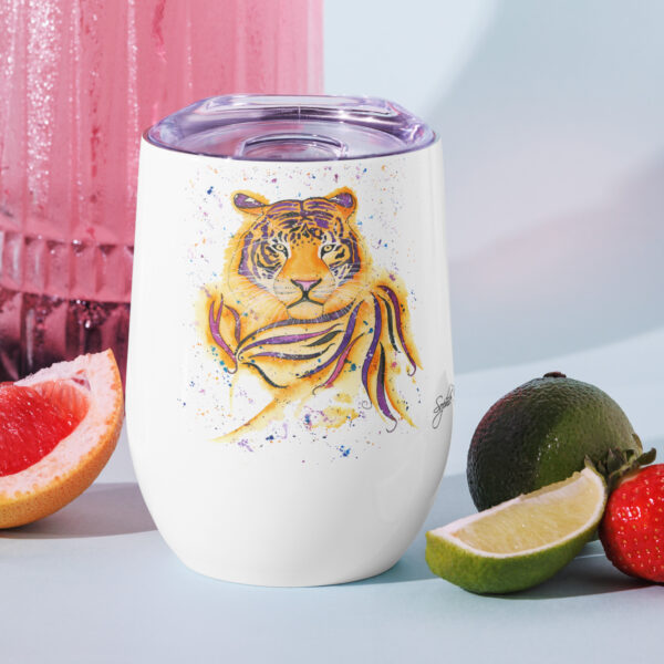 Terrance The Tiger Wine tumbler