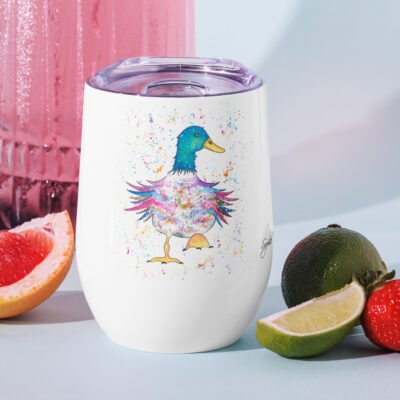 Dave The Duck Wine tumbler