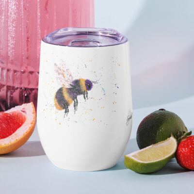 Bonnie The Bee Wine tumbler