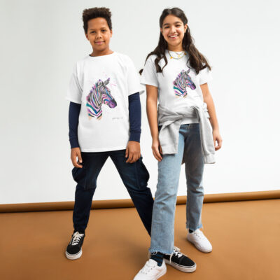 Zoe The Zebra Kids T-Shirt